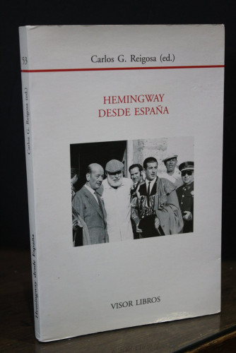 Portada del libro de Hemingway desde España