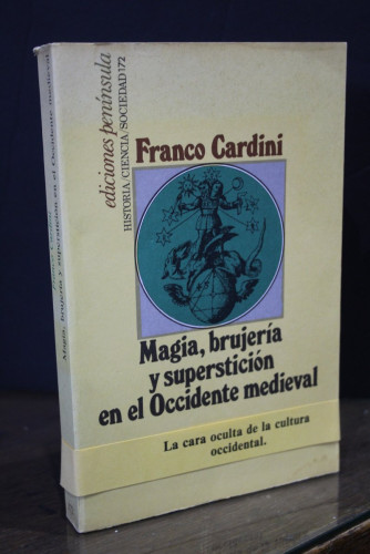 Portada del libro de Magia, brujería y superstición en el Occidente medieval