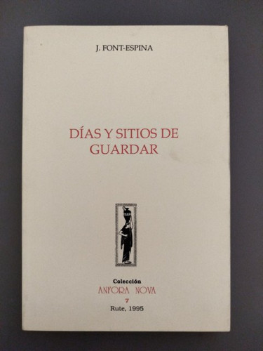 Portada del libro de (Dedicado por el autor) Días y sitios de guardar