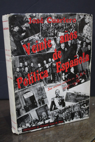 Portada del libro de Artículos de Don José Cuartero. Homenaje de 