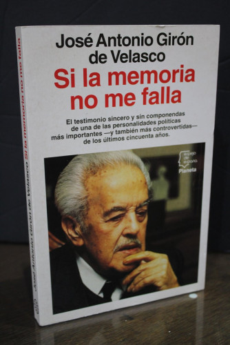 Portada del libro de Si la memoria no me falla