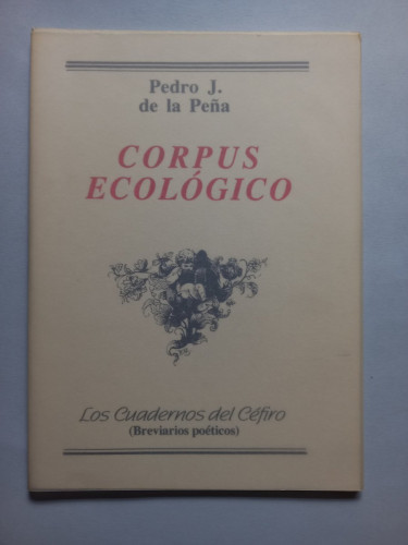 Portada del libro de Corpus ecológico