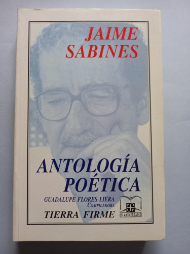 Portada del libro de Antología poética