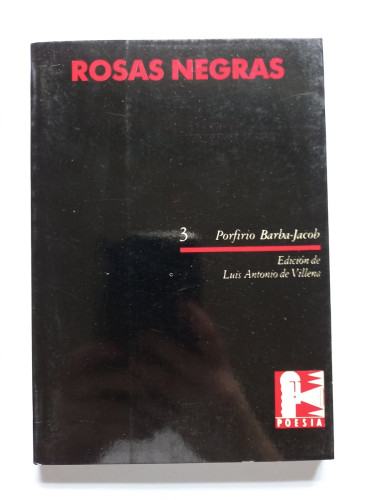 Portada del libro de Rosas negras (Antología poética)