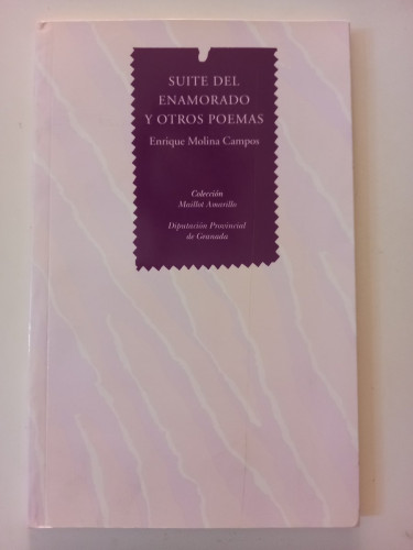 Portada del libro de Suite del enamorado y otros poemas