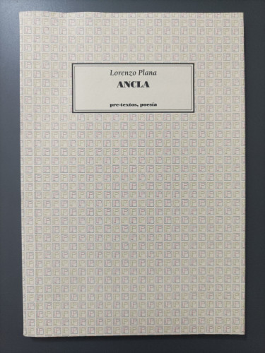 Portada del libro de (Dedicado) Ancla. - Plana, Lorenzo.