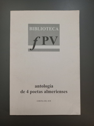 Portada del libro de (Dedicado por el autor) Antología de 4 poetas almerienses