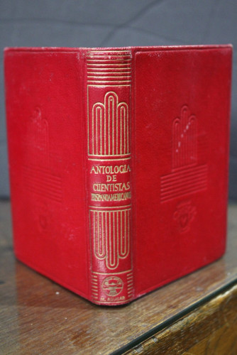 Portada del libro de Antología de cuentistas hispanoamericanos.- Aguilar, Crisol, 152.- 1ª Ed, 1946.