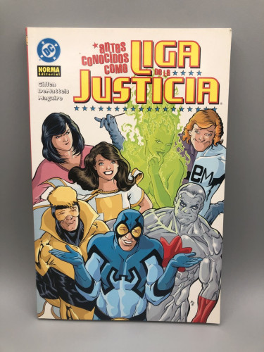 Portada del libro de Antes conocidos como Liga de la Justicia