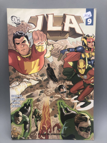 Portada del libro de DC JLA Nº9