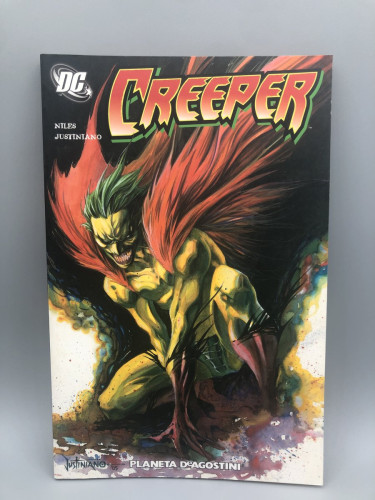 Portada del libro de DC Creeper  NILES JUSTINIANO