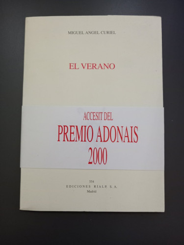 Portada del libro de El verano