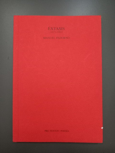 Portada del libro de Éxtasis (1973-1993)