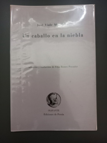 Portada del libro de Un caballo en la niebla. Antología (1986-1989)