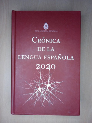 Portada del libro de Crónica de la Lengua Española 2020