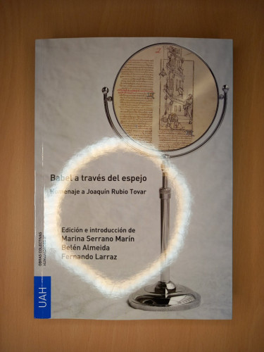 Portada del libro de Babel a través del espejo. Homenaje a Joaquín Rubio Tovar
