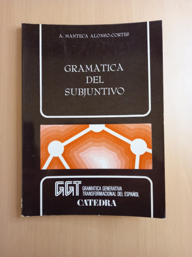 Portada del libro de Gramática del subjuntivo