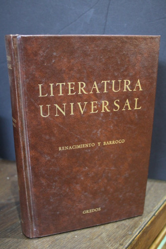 Portada del libro de Literatura Universal, 9-10. Renacimiento y Barroco