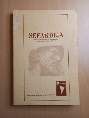 Portada del libro de Sefardica. Publicación del Centro de Investigación y Difusión de la Cultura Sefaradí