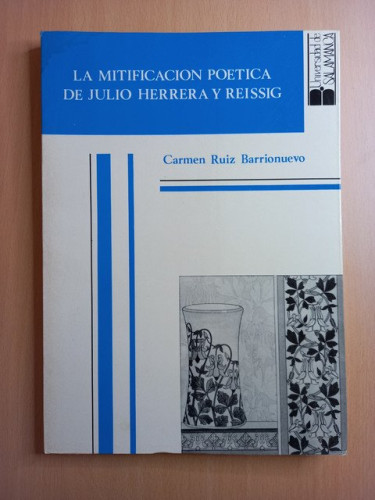 Portada del libro de La mitificación poética de Julio Herrera y Reissig