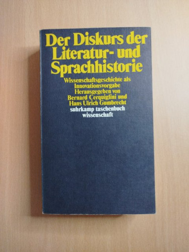 Portada del libro de Der Diskurs der Literatur-und Sprachhistorie