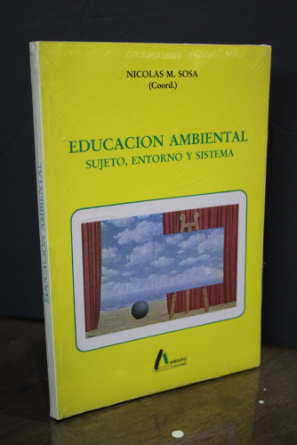 Portada del libro de Educación ambiental. Sujeto, entorno y sistema