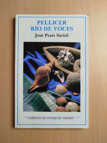 Portada del libro de Pellicer. Río de voces