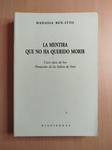 Portada del libro de La mentira que no ha querido morir
