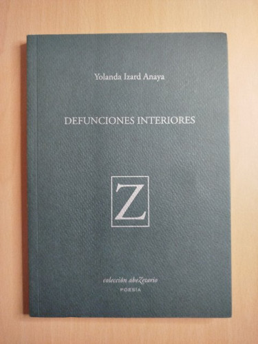 Portada del libro de (Dedicado por el autor) Defunciones interiores