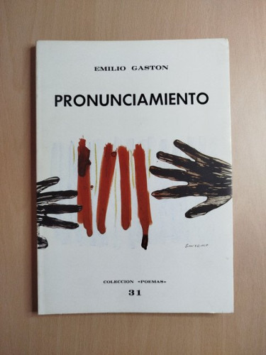 Portada del libro de (Dedicado por el autor) Pronunciamiento