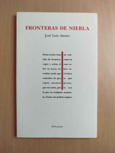 Portada del libro de (Dedicado por el autor) Fronteras de niebla