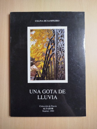 Portada del libro de (Dedicado por el autor) Una gota de lluvia