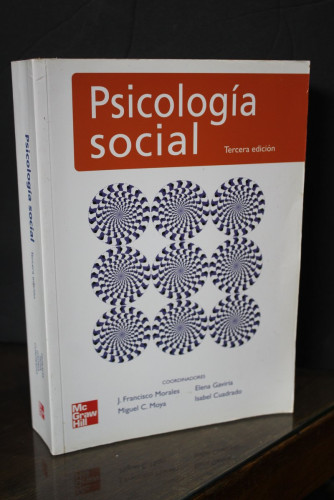 Portada del libro de Psicología social.- Morales.; Gaviria.; Moya.; Cuadrado.