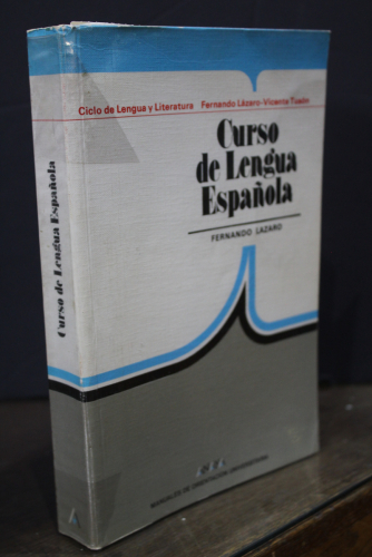 Portada del libro de Curso de lengua española