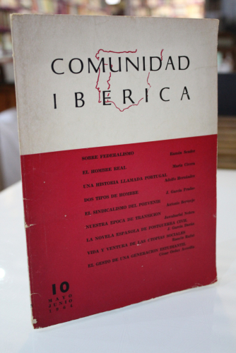 Portada del libro de Comunidad Ibérica. Año II. Núm. 10 Mayo Junio 1964.