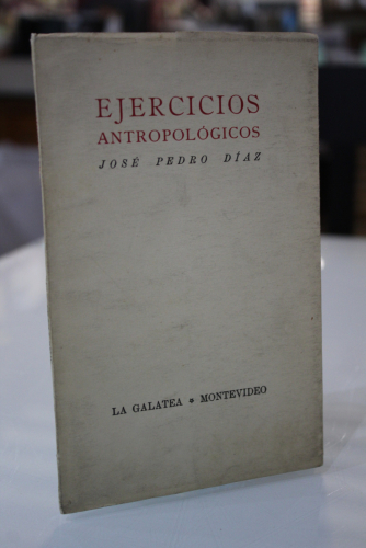 Portada del libro de Ejercicios antropológicos.