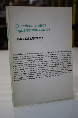 Portada del libro de El método y otros juguetes carcelarios.