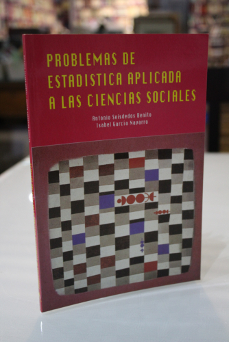 Portada del libro de Problemas de estadística aplicada a las ciencias sociales