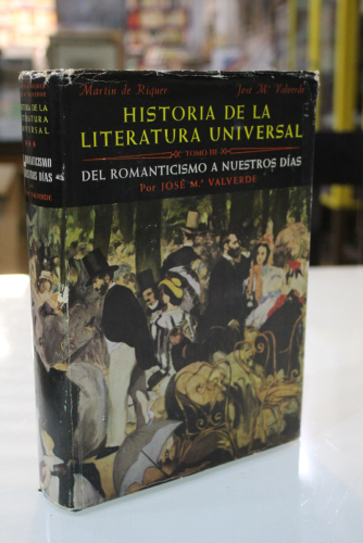 Portada del libro de Historia de la literatura universal. Tomo III: Del Romanticismo a nuestros días.