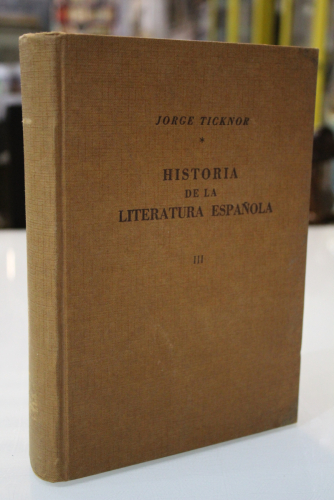 Portada del libro de Historia de la literatura española. III.