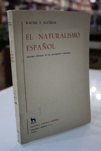 Portada del libro de El Naturalismo español. Historia externa de un movimiento literario.