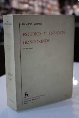 Portada del libro de Estudios y ensayos gongorinos.