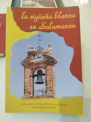 Portada del libro de La cigüeña blanca en Salamanca: seminario realizado por los alumnos de la universidad de la experiencia...