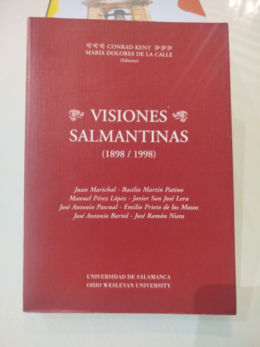 Portada del libro de Visiones salmantinas (1898-1998)