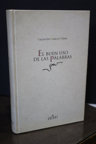 Portada del libro de El buen uso de las palabras