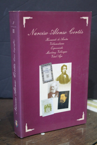 Portada del libro de Narciso Alonso Cortés. Obra selecta (1875-1972). II, Cinco biografías.