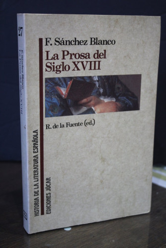 Portada del libro de La Prosa del Siglo XVIII