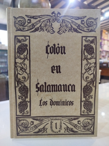 Portada del libro de Colón en Salamanca. Los dominicos