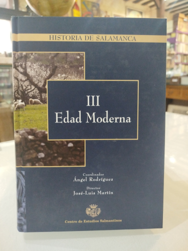 Portada del libro de Historia de Salamanca. Tomo III: Edad Moderna