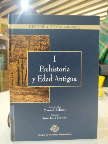 Portada del libro de Historia de Salamanca. Tomo I: Prehistoria Y Edad Antigua